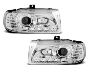 Faruri DAYLIGHT CHROME potrivite pentru compatibile cu Seat IBIZA/CORDOBA/ POLO VARIANT, SEDAN 10.93-08.99