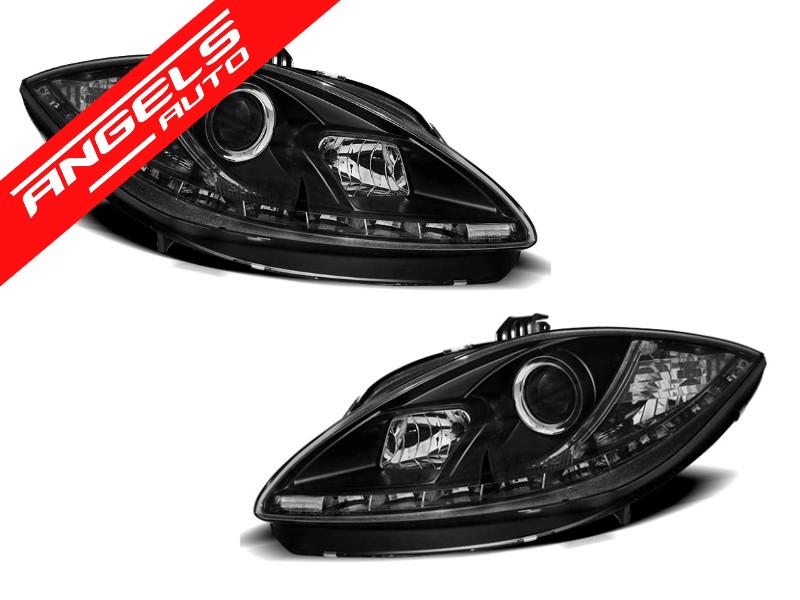 Faruri LED compatibile cu Seat LEON ALTEA 09-12 Black