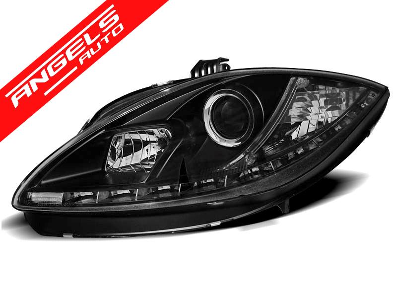 Faruri DRL compatibile cu Seat LEON/ALTEA 2009-2012 Black - imagine 3