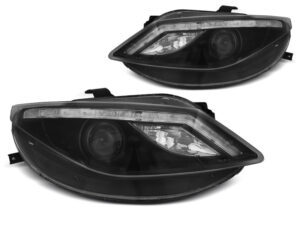 Faruri LED compatibile cu Seat IBIZA 6J 08-12 Black Model