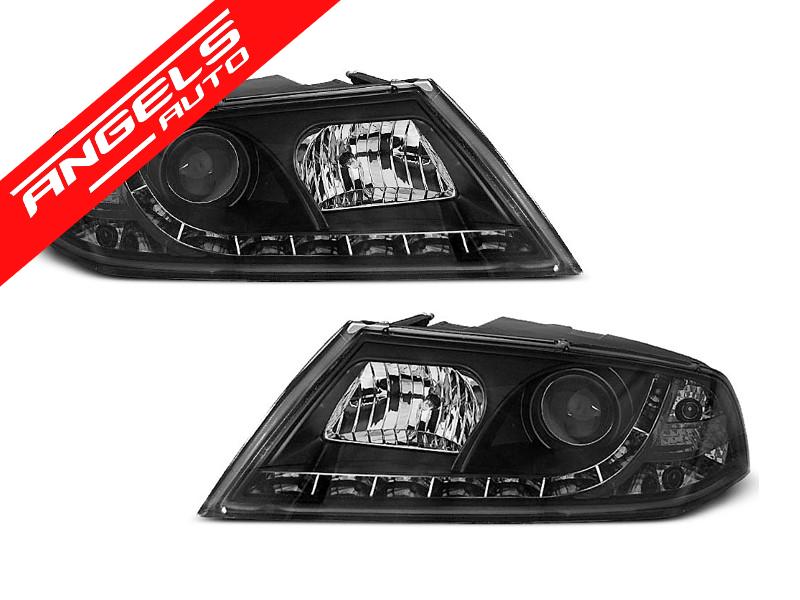 Faruri LED compatibile cu Skoda Octavia 2 2004-2008 Negru Xenon