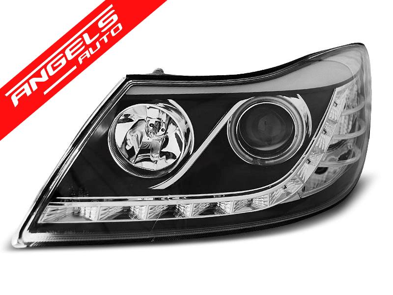 Faruri DAYLIGHT compatibile cu Skoda Octavia (2009-2012) Negru - imagine 3