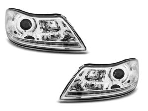 Faruri DAYLIGHT CHROME potrivite pentru compatibile cu Skoda OCTAVIA 09-12