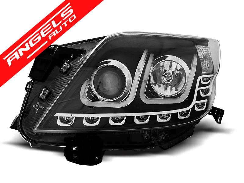 Faruri compatibile cu Toyota Land Cruiser150 09-13 TUBE LIGHT Negru - imagine 3