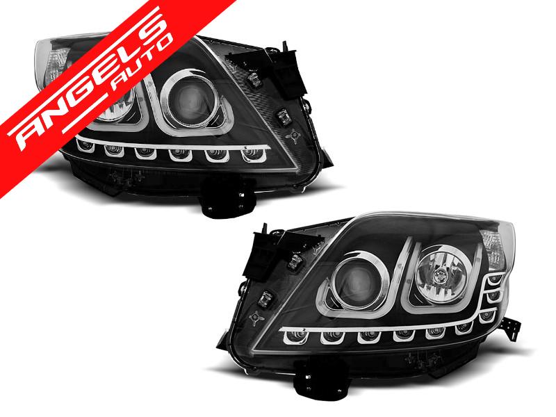 Faruri compatibile cu Toyota Land Cruiser150 09-13 TUBE LIGHT Negru