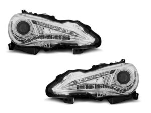 Faruri compatibile cu Toyota GT86 12-16 CHROME TRU DRL