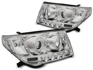 Faruri compatibile cu Toyota  Land CruiserFJ200 07-12 ANGEL EYES CHROME