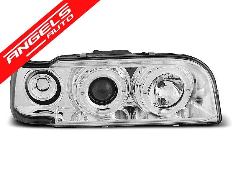 Faruri compatibile cu Volvo 850 92-12.96 ANGEL EYES CHROME - imagine 2