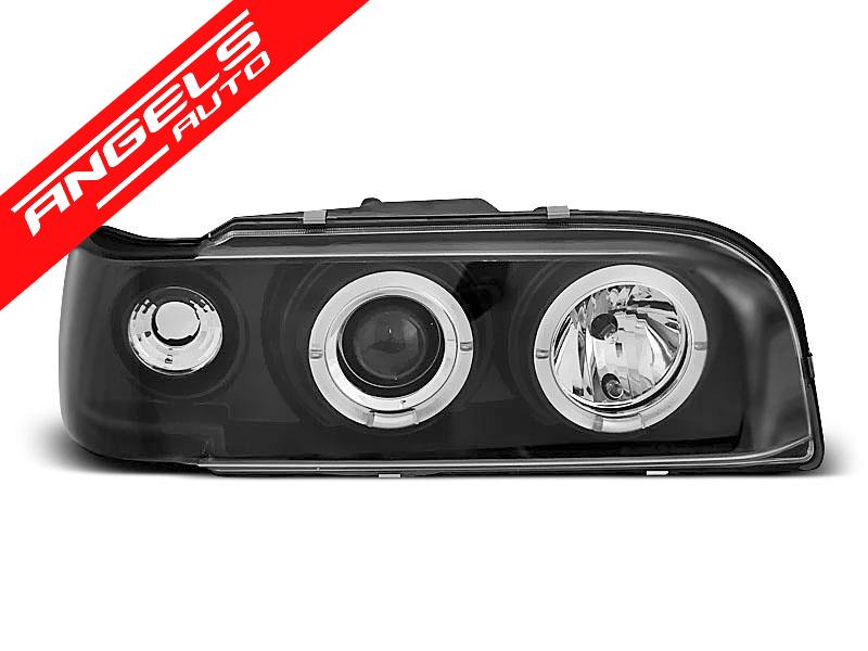 Faruri compatibile cu Volvo 850 92-12.96 ANGEL EYES Negru - imagine 2