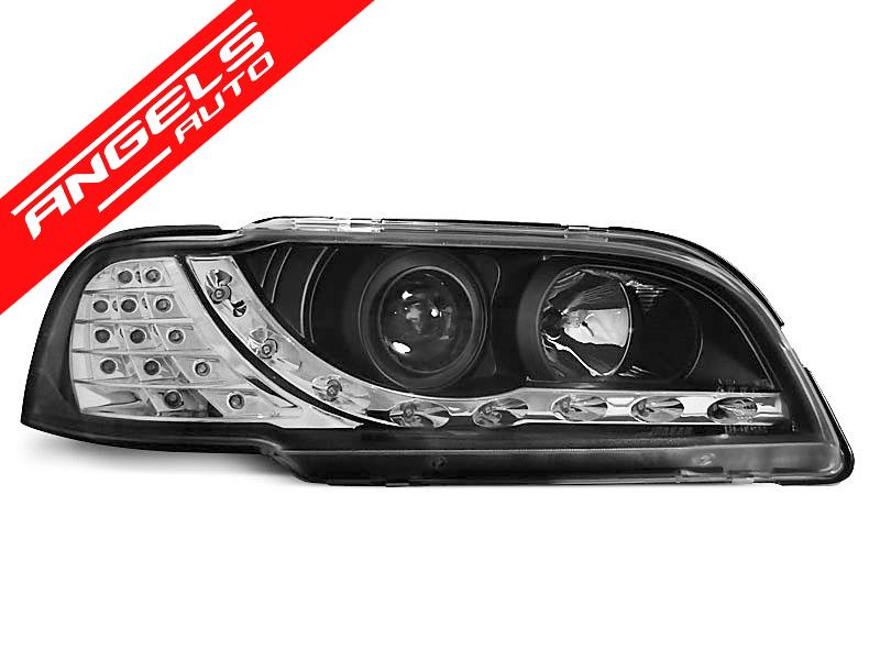 Faruri LED compatibile cu Volvo S40 V40 1996-2000 Negru Semnal LED - imagine 3