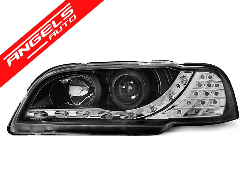 Faruri LED compatibile cu Volvo S40 V40 1996-2000 Negru Semnal LED - imagine 4