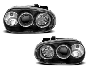 Faruri ANGEL EYES compatibile cu VW compatibile cu Golf 4 Black