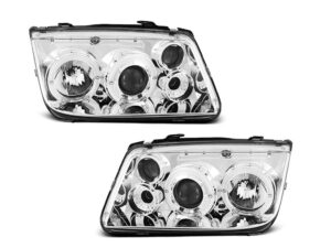 Faruri ANGEL EYES compatibile cu VW BORA 98-05 CHROME