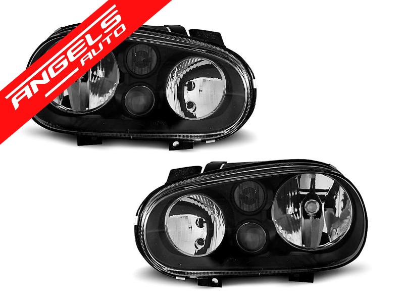 Faruri negre compatibile cu VW compatibile cu Golf 4 1997-2003