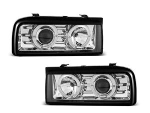 Faruri ANGEL EYES compatibile cu VW CORRADO 88-95 CHROME