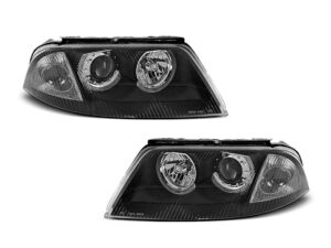 Faruri ANGEL EYES compatibile cu PASSAT 3BG 2000-2005 Black