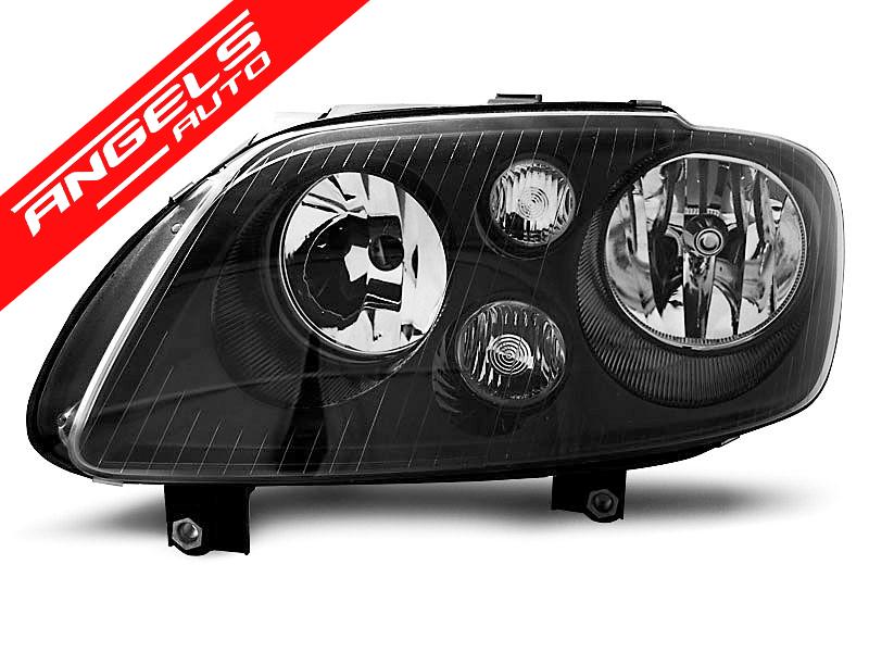 Faruri compatibile cu VW TOURAN 02.03-10.06 / CADDY Negru - imagine 3