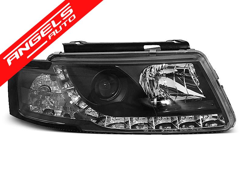 Faruri LED compatibile cu VW Passat 3B 1996-2000 Interior Negru - imagine 2