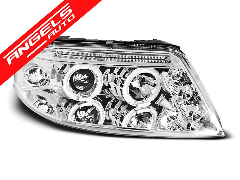 Faruri ANGEL EYES compatibile cu VW PASSAT 3BG 00-05 CHROME - imagine 3