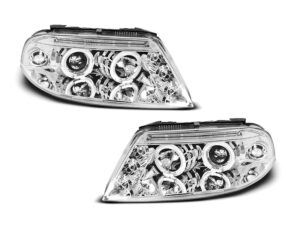 Faruri ANGEL EYES compatibile cu VW PASSAT 3BG 00-05 CHROME