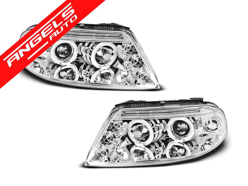Faruri ANGEL EYES compatibile cu VW PASSAT 3BG 00-05 CHROME