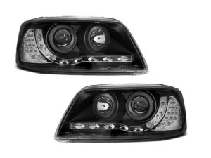 Faruri LED Dayline compatibile cu VW T5 2003-2009 Semnal LED Black Model