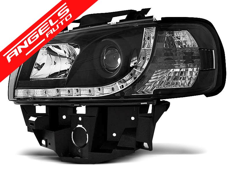 Faruri LED Dayline compatibile cu VW T4 BUS 1996-2003 BUS Black - imagine 4