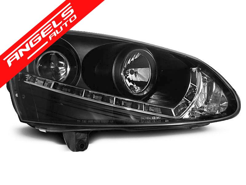 Faruri DAYLIGHT compatibile cu VW Golf 5 (2003-2008) Negru - imagine 2