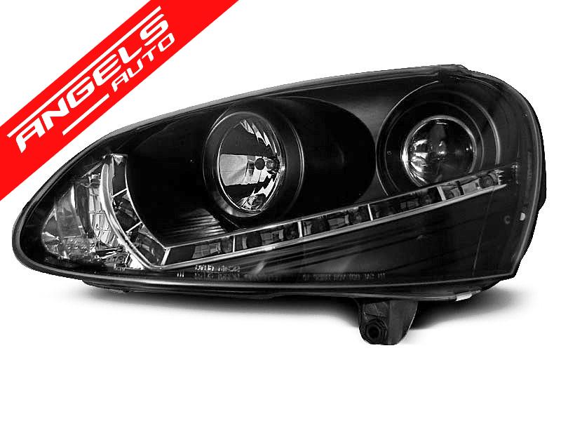 Faruri DAYLIGHT compatibile cu VW Golf 5 (2003-2008) Negru - imagine 3