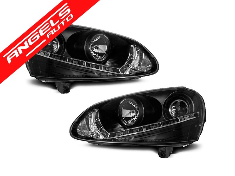 Faruri DAYLIGHT compatibile cu VW Golf 5 (2003-2008) Negru