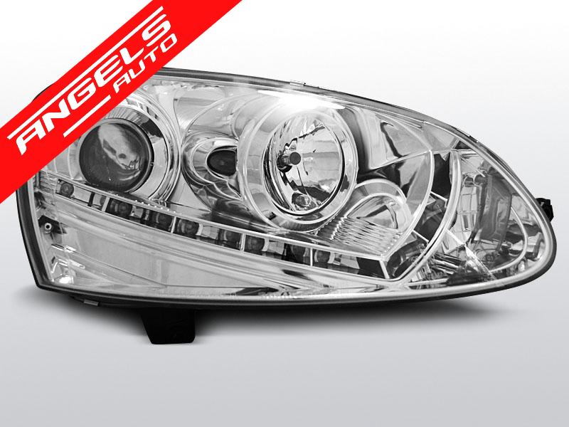 Faruri XENON Faruri DAYLIGHT CHROME potrivite pentru compatibile cu VW compatibile cu Golf 5 03-08 - imagine 2