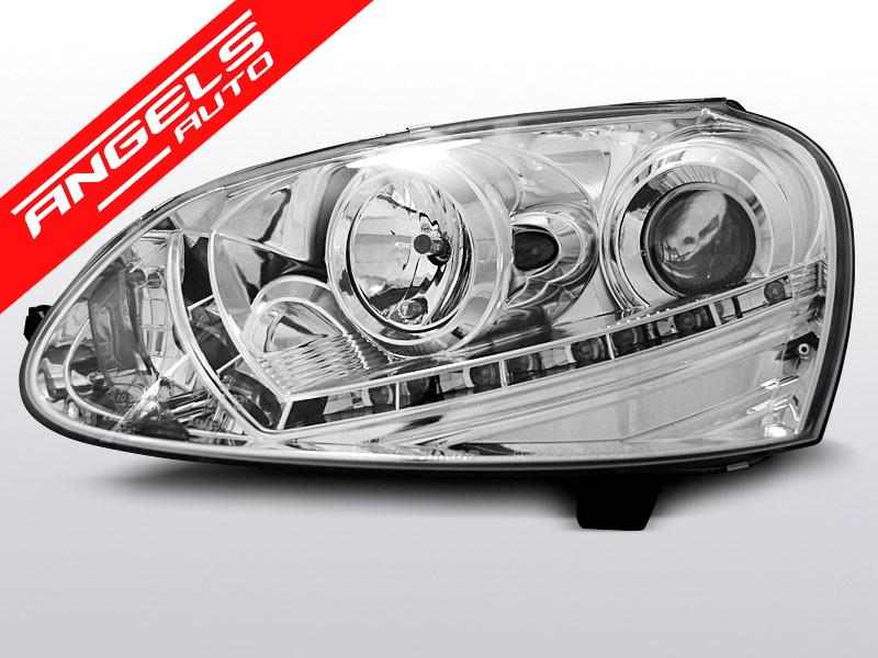 Faruri XENON Faruri DAYLIGHT CHROME potrivite pentru compatibile cu VW compatibile cu Golf 5 03-08 - imagine 3
