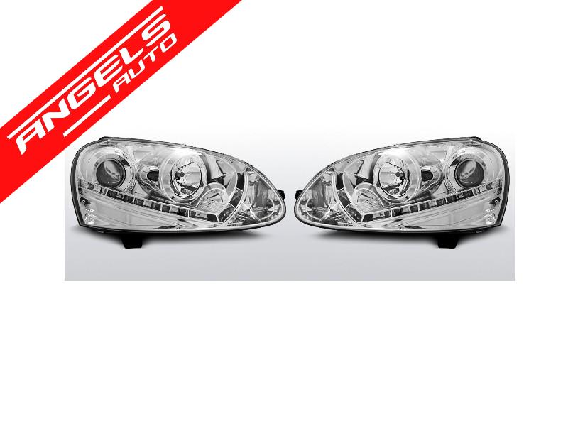 Faruri XENON Faruri DAYLIGHT CHROME potrivite pentru compatibile cu VW compatibile cu Golf 5 03-08