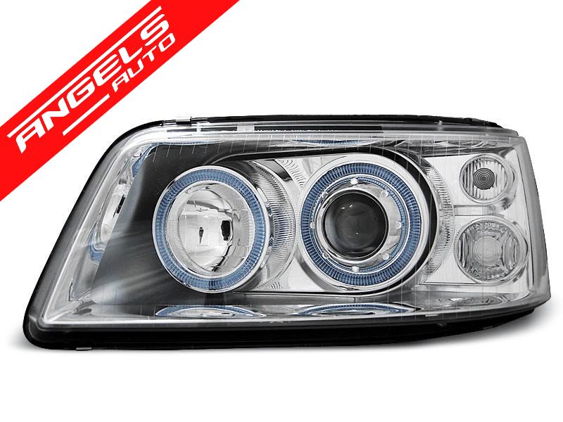 Faruri ANGEL EYES CHROME potrivite pentru compatibile cu VW T5 04.03-08.09 - imagine 3