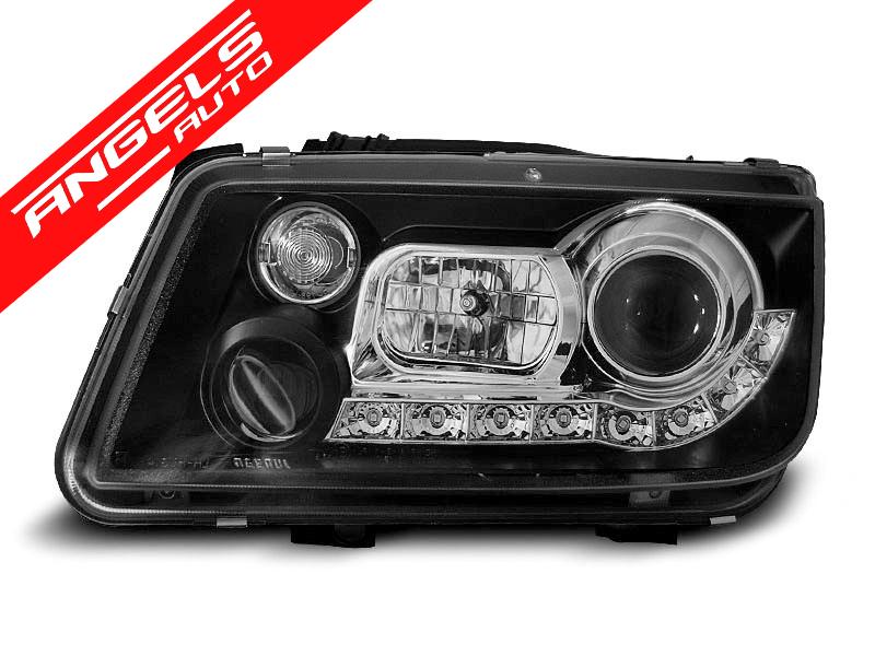 Faruri LED Dayline compatibile cu VW BORA 1998-2005 Black - imagine 4