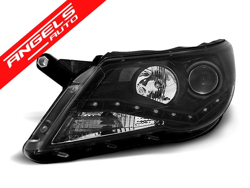 Faruri DAYLIGHT compatibile cu VW Tiguan (10.2007-2011) Negru - imagine 3