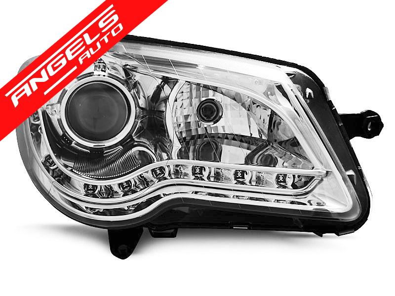Faruri DAYLIGHT compatibile cu VW Touran (2006-2010) Crom - imagine 2