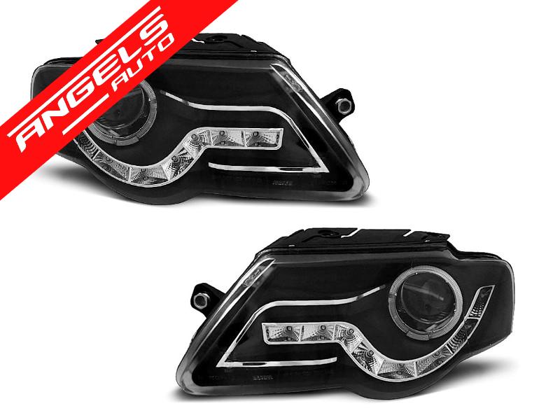 Faruri DAYLIGHT compatibile cu VW PASSAT B6 3C (2005-2010) Negru