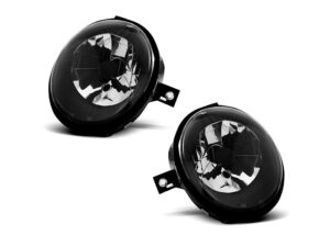 Faruri Negru compatibile cu VW LUPO 1998-2005 Black