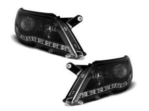 Faruri DAYLIGHT compatibile cu VW Tiguan (10.2007-2011) Negru