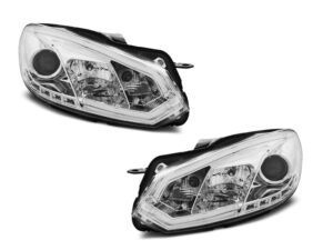 Faruri TUBE LIGHT DRL CHROME potrivite pentru compatibile cu VW compatibile cu Golf 6 10.08-12
