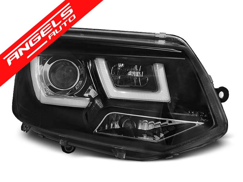 Faruri U-LED LIGHT compatibile cu VW T5 (2010-2015) Negru - imagine 2