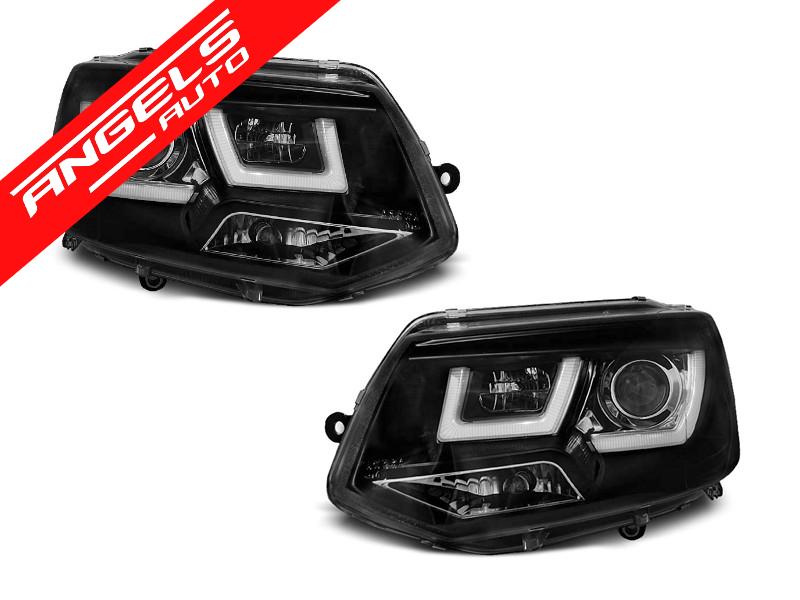 Faruri U-LED LIGHT compatibile cu VW T5 (2010-2015) Negru