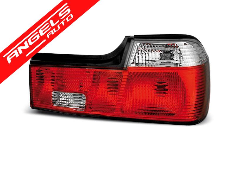 Stopuri compatibile cu BMW Seria 7 E32 (06.1986-04.1994) Rosu Alb - imagine 3