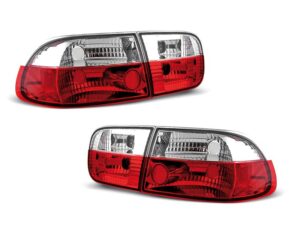 Stopuri compatibile cu Honda CIVIC 09.91-08.95 2D/4D Rosu Alb