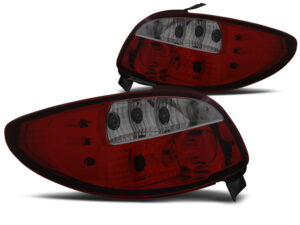 Stopuri compatibile cu Peugeot 206 Hatchback 3D, 5D (10.1998-up) Rosu Fumuriu