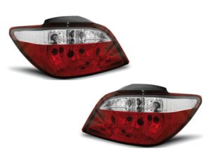 Stopuri compatibile cu PEUGEOT 307 Hatchback 3D 5D (04.2001-2007) Rosu Alb