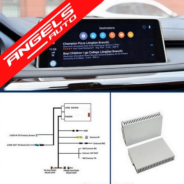 Car Play Auto compatibil cu Smart Box compatibil cu BMW F10 F11 F20 F30 F32 F36 F01 X5 X6 - imagine 4
