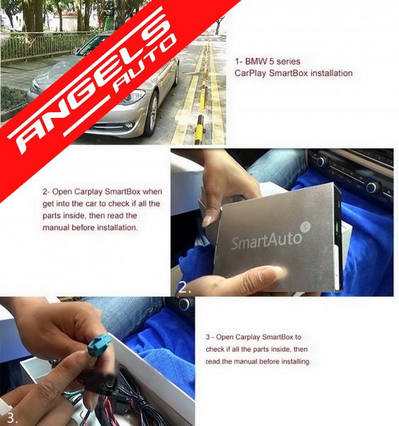 Car Play Auto compatibil cu Smart Box compatibil cu BMW F10 F11 F20 F30 F32 F36 F01 X5 X6 - imagine 6