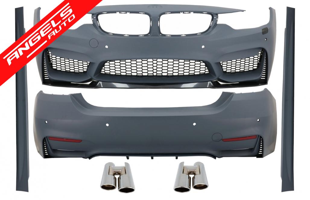 Pachet Exterior Complet compatibil cu BMW Seria 4 F32 F33 (2013-up) M4 Look Coupe
